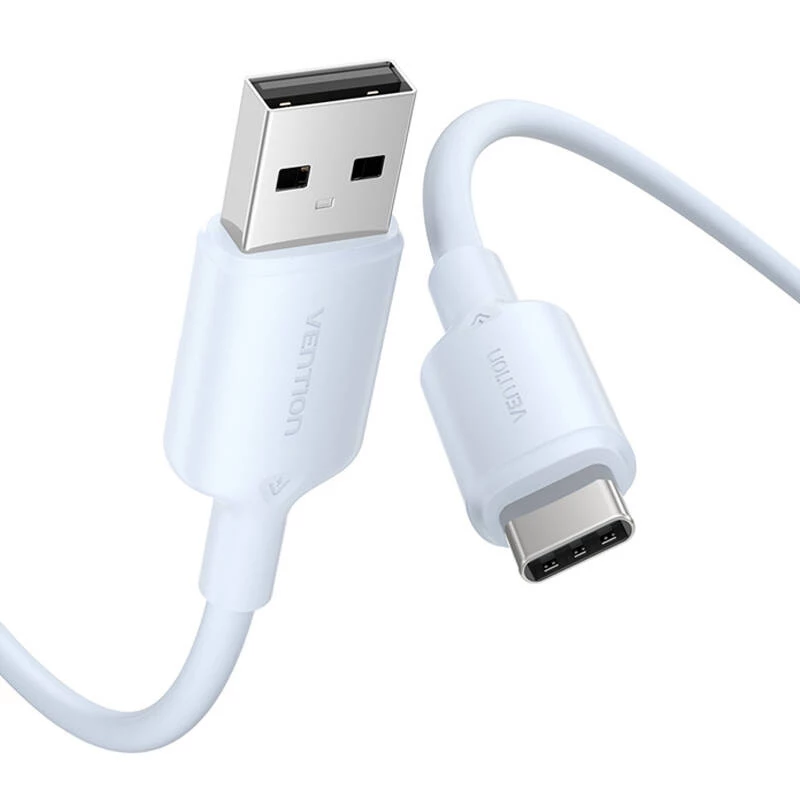 USB 2.0 A į USB-C 3A laidas Vention CTQLF 1M (mėlynas)