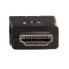 Akyga AK-AD-40 HDMI (M) į HDMI (F) 180° pasukamas kampinis adapteris, juodas