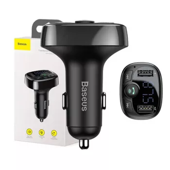 FM siųstuvas Baseus SUP0004410 87,5–108 MHz Bluetooth USB Juodas