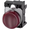 Siemens indikatorinė lemputė Plokščia Raudona 230 V/AC SIRIUS ACT 3SU1106-6AA20-1AA0 1 vnt. (3SU1106-6AA20-1AA0)