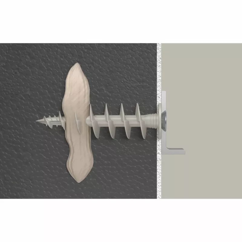 Sraigtinis inkaras Fischer 570349 FID II Plus 80mm Balti 25 vnt.