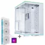 Lian Li O11 Dynamic EVO RGB PC korpuso rinkinys + HydroShift II LCD-S 360TL AiO - Balta