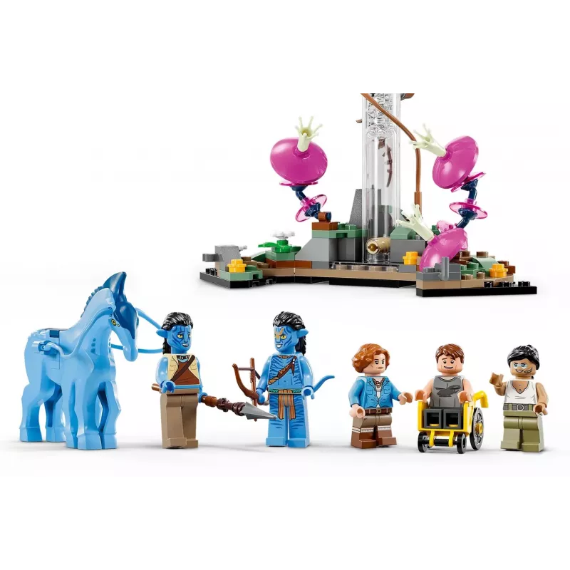 LEGO Avatar Plaukiojantys kalnai: 26 vieta ir RDA Samson rinkinys 75573, įvairių spalvų