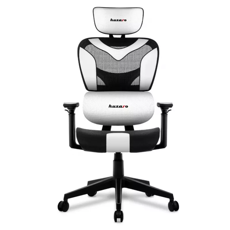 Huzaro Combat 8.0 balta žaidimų kėdė