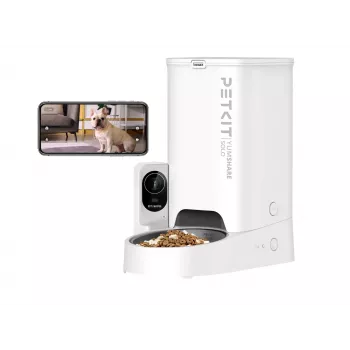 Automatinė gyvūnų ėdalo dalytuvė PETKIT P571 su kamera, 3 l talpa, balta