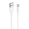 Kabelis USB 2.0 į MICRO-B / 1 m baltas Ctiwf Vention