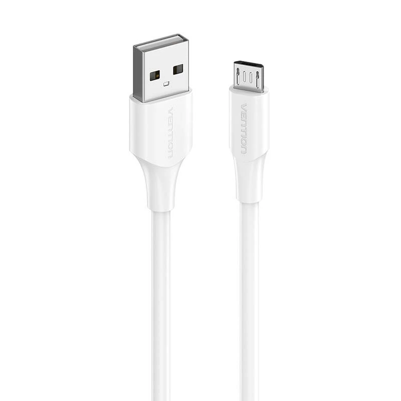 Kabelis USB 2.0 į MICRO-B / 1 m baltas Ctiwf Vention