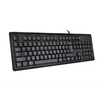 A4Tech KR-92 klaviatūra universali USB QWERTY anglų juoda