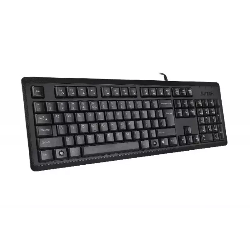 A4Tech KR-92 klaviatūra universali USB QWERTY anglų juoda