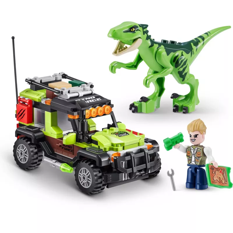 MAX - Dino Adventure Raptor Force, konstrukcinis žaislas
