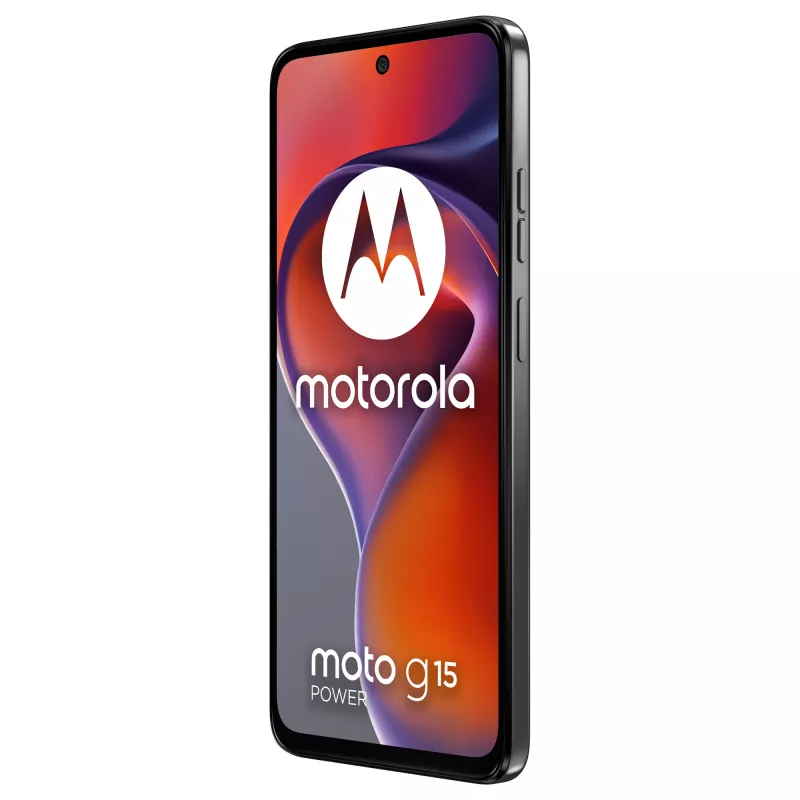Motorola moto g15 power 17.1 cm (6.72 col.) Dual SIM Android 15 4G USB Type-C 8 GB 512 GB 6000 mAh Pilka