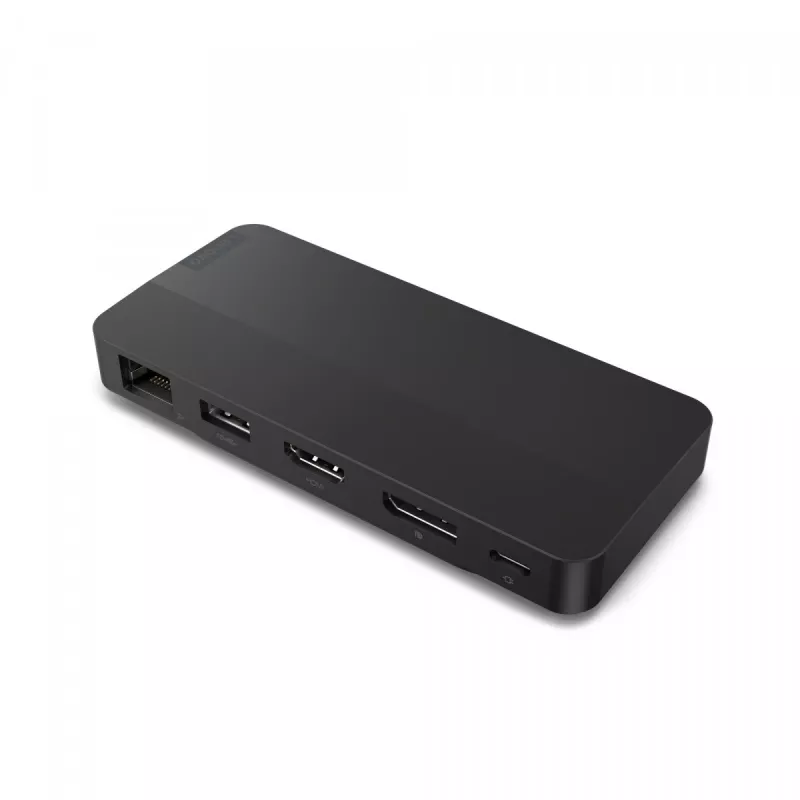 Lenovo 40B90100EU nešiojamojo kompiuterio dokas / prievadų kopijuoklis Laidinis USB 3.2 Gen 1 (3.1 Gen 1) Type-C Juodas