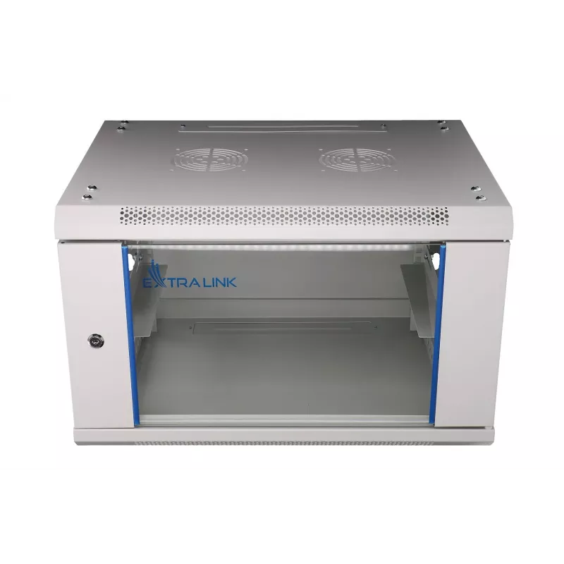 Prie sienos montuojama spinta Extralink Extralink Rackmount cabinet 6U 600x450 Pilka