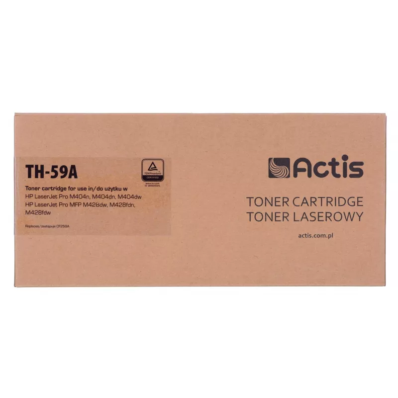 Actis TH-59A tonerio kasetė (HP CF259A pakaitalas; Supreme; 3000 puslapių; juoda) su tonerio lygio stebėjimo lustu. Rekomenduojame išjungti spausdintuvo programinės įrangos atnaujinimus.