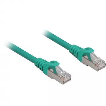 Tinklo kabelis Sharkoon Cat.6a SFTP RJ-45 Cat6a 0,25 m Žalias