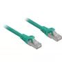 Tinklo kabelis Sharkoon Cat.6a SFTP RJ-45 Cat6a 0,25 m Žalias
