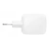Vidinis kintamosios srovės greitasis įkroviklis Belkin WCH020KQ2MWH-B6 — 2x USB‑C, 2 m integruotas laidas, baltas