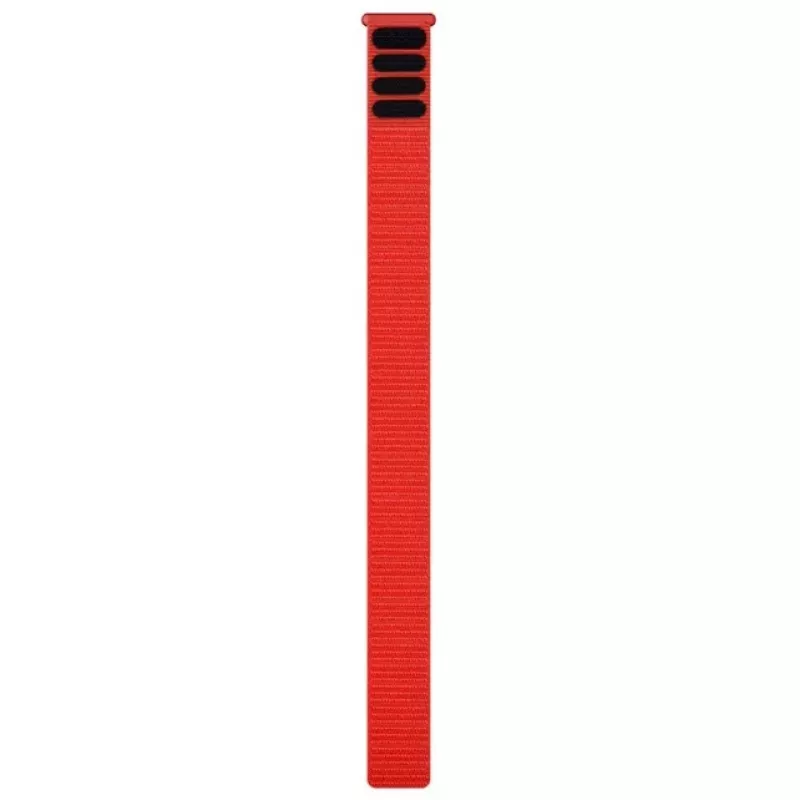 Garmin UltraFit laikrodžio dirželis 22 mm nailoninis ugniaspalvis raudonas (010-13306-12)