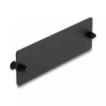 DeLOCK šviesolaidinis aklina plokštė juoda 109mm Metalinė