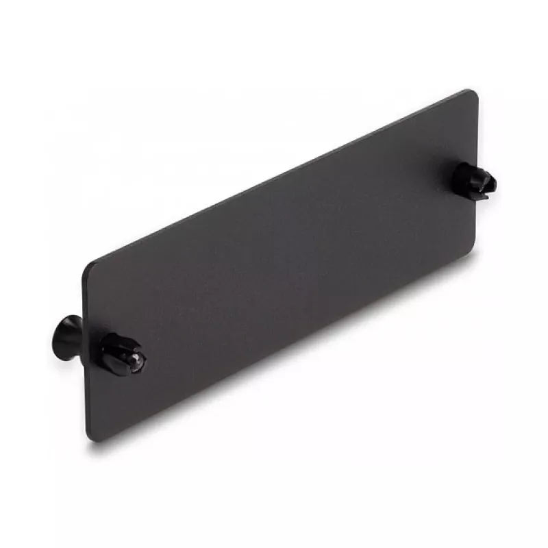 DeLOCK šviesolaidinis aklina plokštė juoda 109mm Metalinė