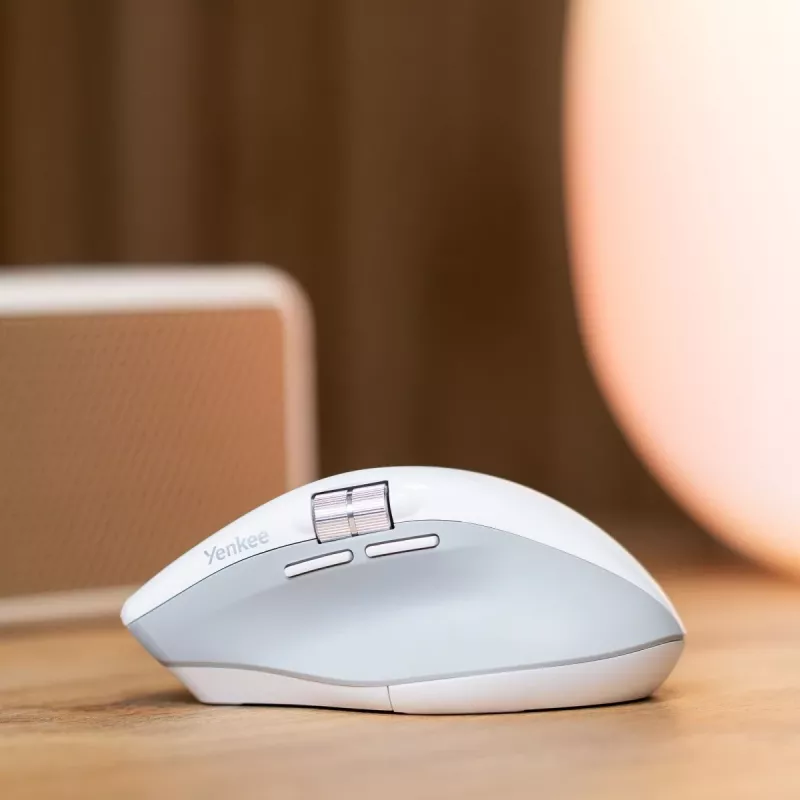 Belaidė pelė YENKEE 2095WH SPIN DUAL Smart Flying Scroll