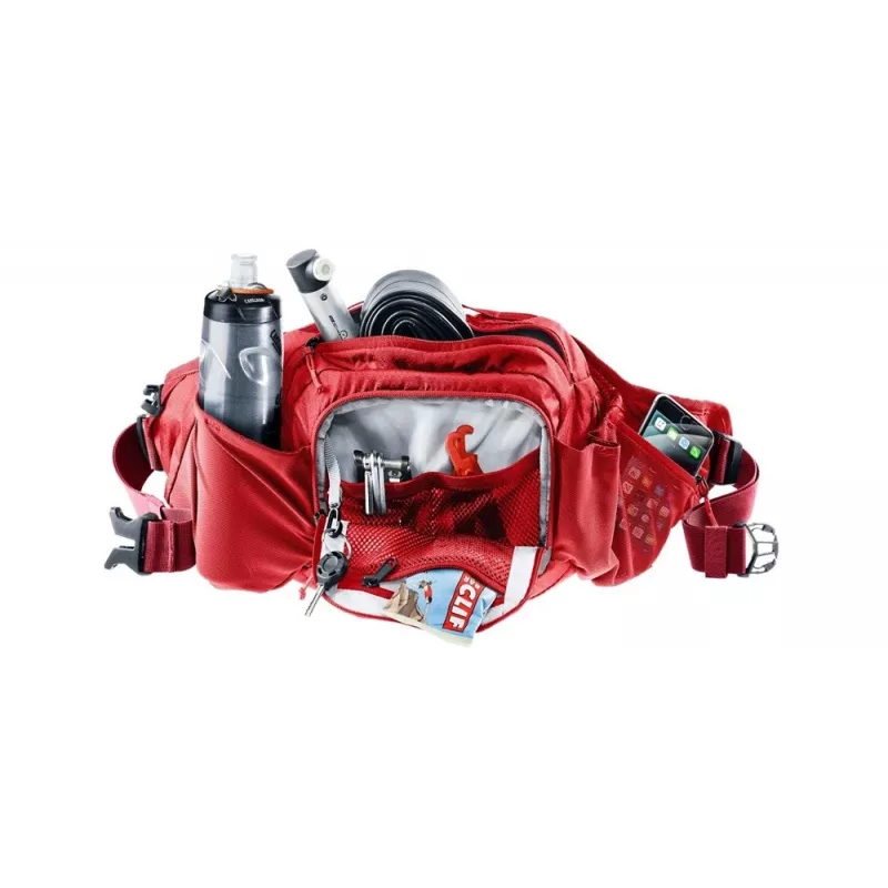 Deuter Pulse 5 l inkstinis diržo krepšys, raudonas
