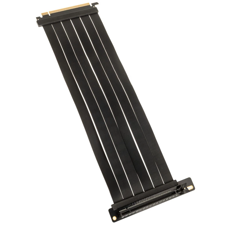 Kolink PCI Express 5.0 x16 į x16 pakėlimo kabelis, 90 laipsnių, juodas – 30 cm