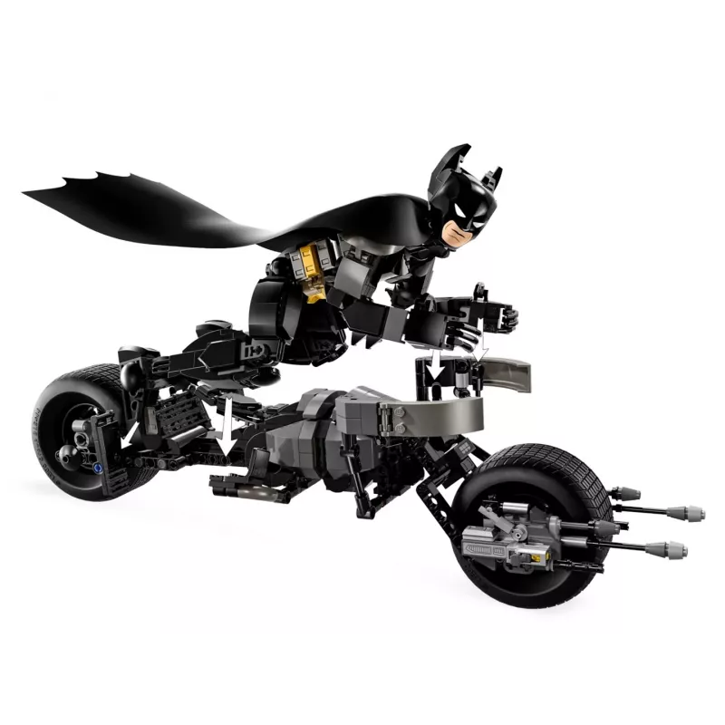 LEGO® DC Batman™: Betmeno konstruojama figurelė ir motociklas 76273