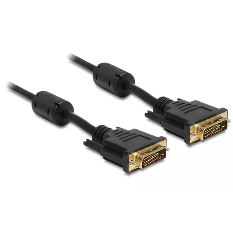 DVI laidas DeLOCK 83192 5 m DVI-D Juodas