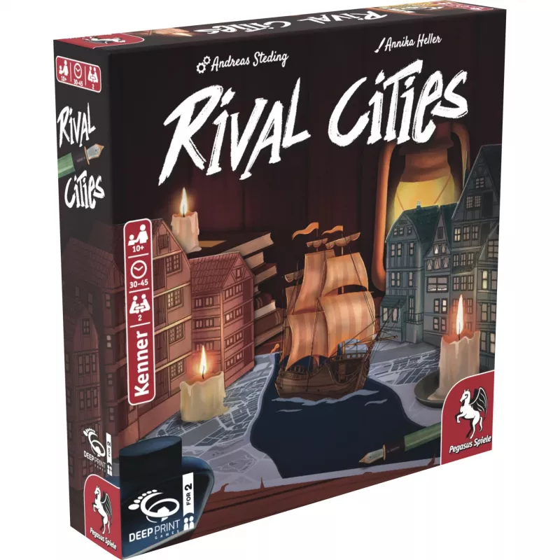 Deep Pint Games Rival Cities, stalo žaidimas