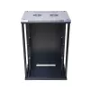Prie sienos montuojama spinta Extralink Extralink Rackmount cabinet 15U 600x600 juoda