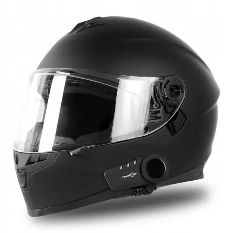 FREEDCONN KY-PRO SINGLE motociklininkų domofonas, juodas