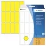 HERMA - permanentiniai lipdukai - Geltona - 20 x 50 mm 480 lipdukų (32 lapai x 15) (2411)