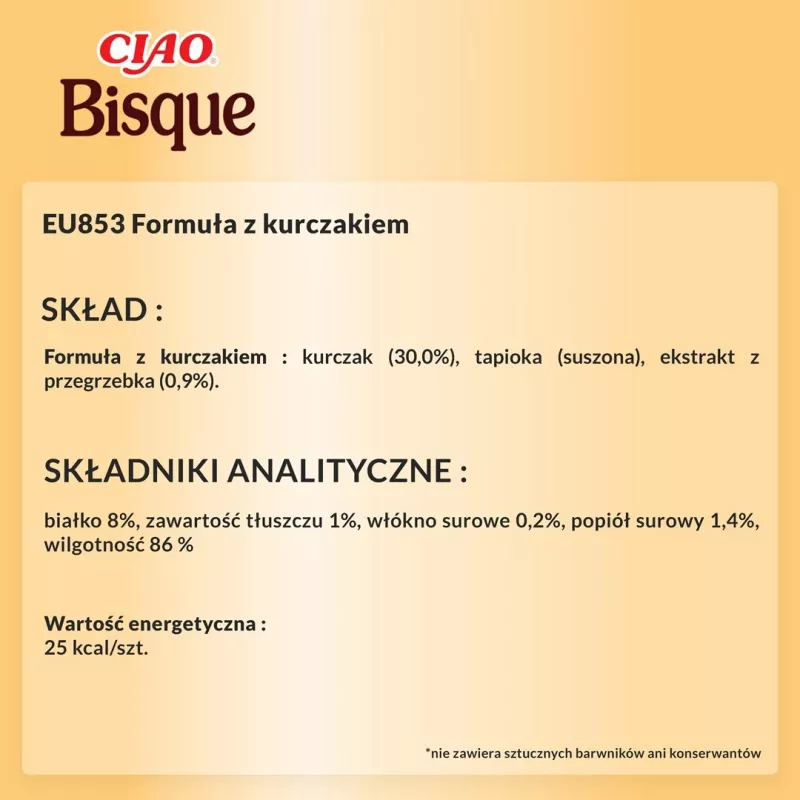 Šlapias kačių maistas Inaba Foods CIAO tiršta vištienos sriuba 40 g maišelis