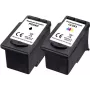 Renkforce rašalo kombinacijų rinkinys pakeičia Canon PG-560 + CL-561 (3713C006) suderinamas juoda, žalsvai mėlyna, rausvai raudona, geltona RF-I-C-PG560CL561BKCMY2PK RF-5706084 (RF-5706084)