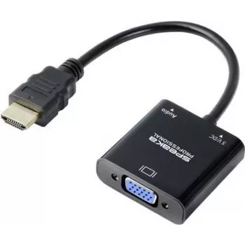 SP-10352148 HDMI adapteris [1x - 1x VGA] juodas standartinis 0,15 (SP-10352148)