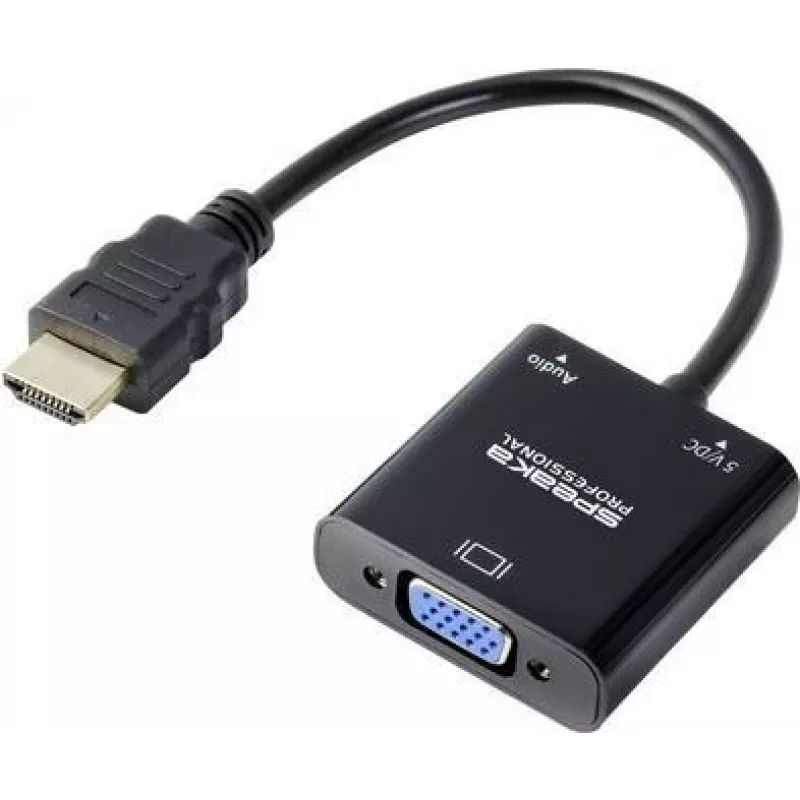 SP-10352148 HDMI adapteris [1x - 1x VGA] juodas standartinis 0,15 (SP-10352148)