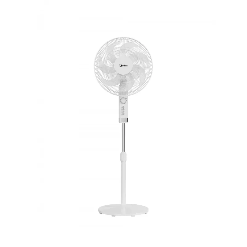 Midea FS40-23MT | Stovimas ventiliatorius | Baltas | Skersmuo 40 cm | Greičių skaičius 3 | Sukiojimas | 50 W