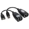 Genway USB-EX-50 sąsajos šakotuvas USB 2.0 juodas
