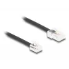 DeLOCK telefono laidas RJ45 kištukas – RJ11 kištukas, juodas, 3 m