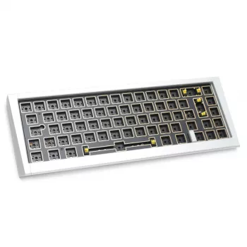 Ducky Outlaw 65 klaviatūra universali USB sidabrinė mechaninė RGB LED