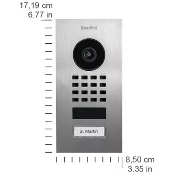 Video durų skambučio sistema DoorBird D1101V