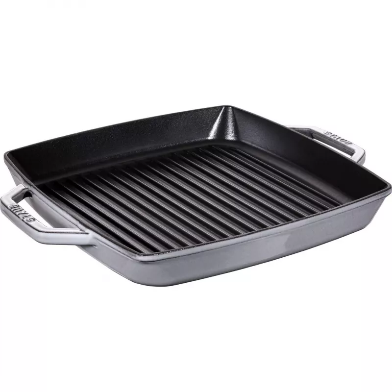 Grill Pan Staub 40511-785-0 33 cm Induction Graphite Pilka