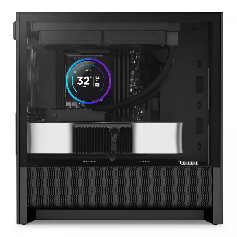 NZXT H3 Flow Micro ATX Oro Srauto Korpusas - Juodas