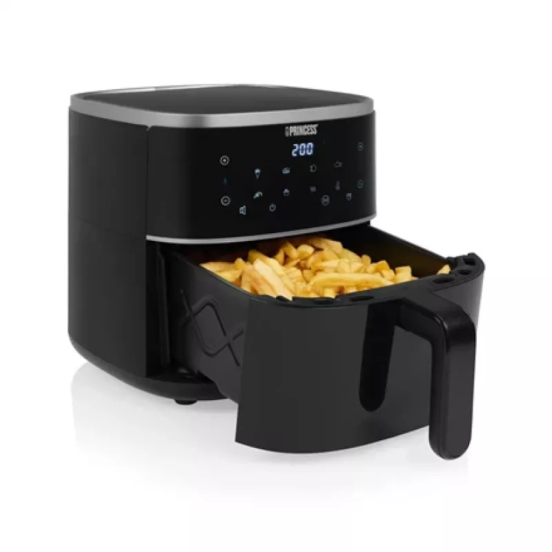 Princess | Skaitmeninė gruzdintuvė | 182238 | Galia 1350 W | Talpa 4 L | Juoda