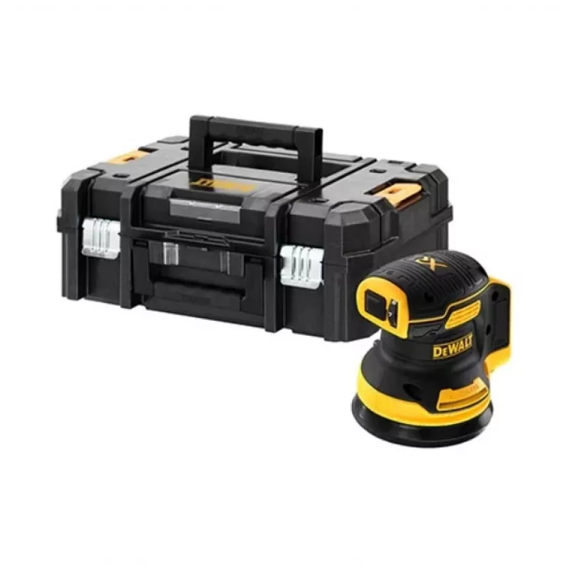 DeWALT DCW210NT-XJ nešiojamasis šlifuoklis atsitiktinis orbitinis šlifuoklis 12000 aps./min. Juodas, Geltonas