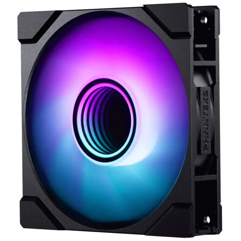 Phanteks M25 Gen2 120mm PWM D-RGB korpuso ventiliatorius – juodas