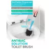 Tualetinis šepetys Beldray LA033996UFFEU7 Antibac pilkas, antibakterinis tualeto valymo šepetys