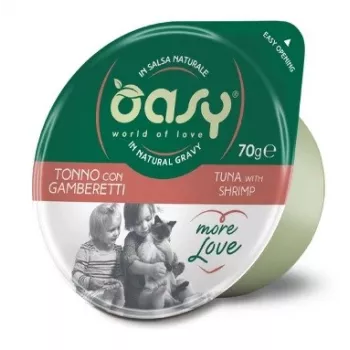 Oasy More Love Tunas su krevetėmis puodelyje 70g