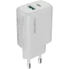 CANYON įkroviklis OnCharge 250 25W 1xPD 1xQC EU Baltas